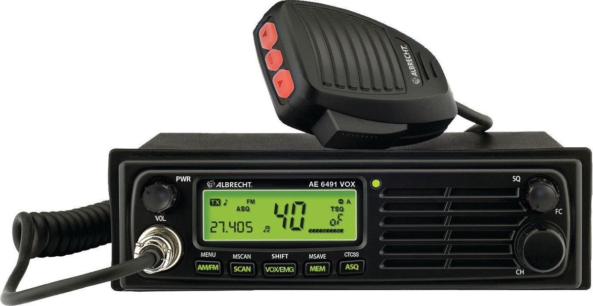 Albrecht AE 6491 VOX 12648.01 Emetteur-récepteur CB