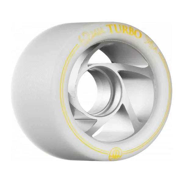 Roller Derby Rollerbones 62mm Turbo Renkaat 8-Pakkaus (Valkoinen - 94A)