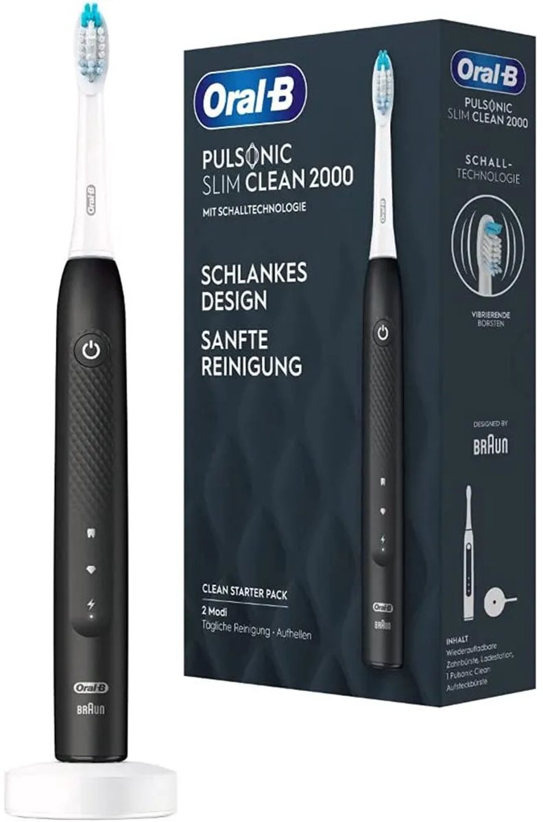 Oral-B Pulsonic Slim Clean 2000 Black 396208 Brosse à dents électrique noir