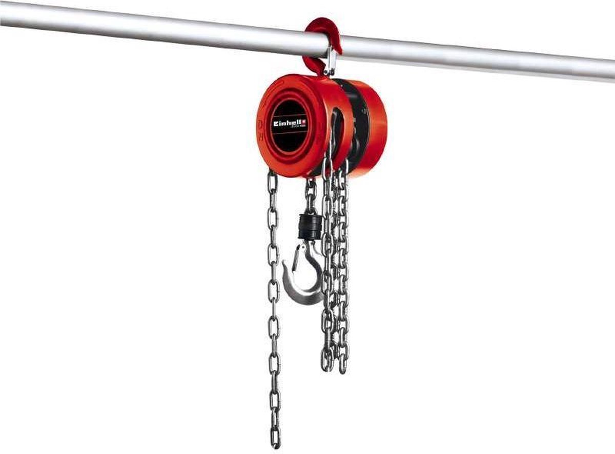 Einhell 2250110 Palan à chaîne Capacité de charge (sans poulie de guidage) 1000 kg