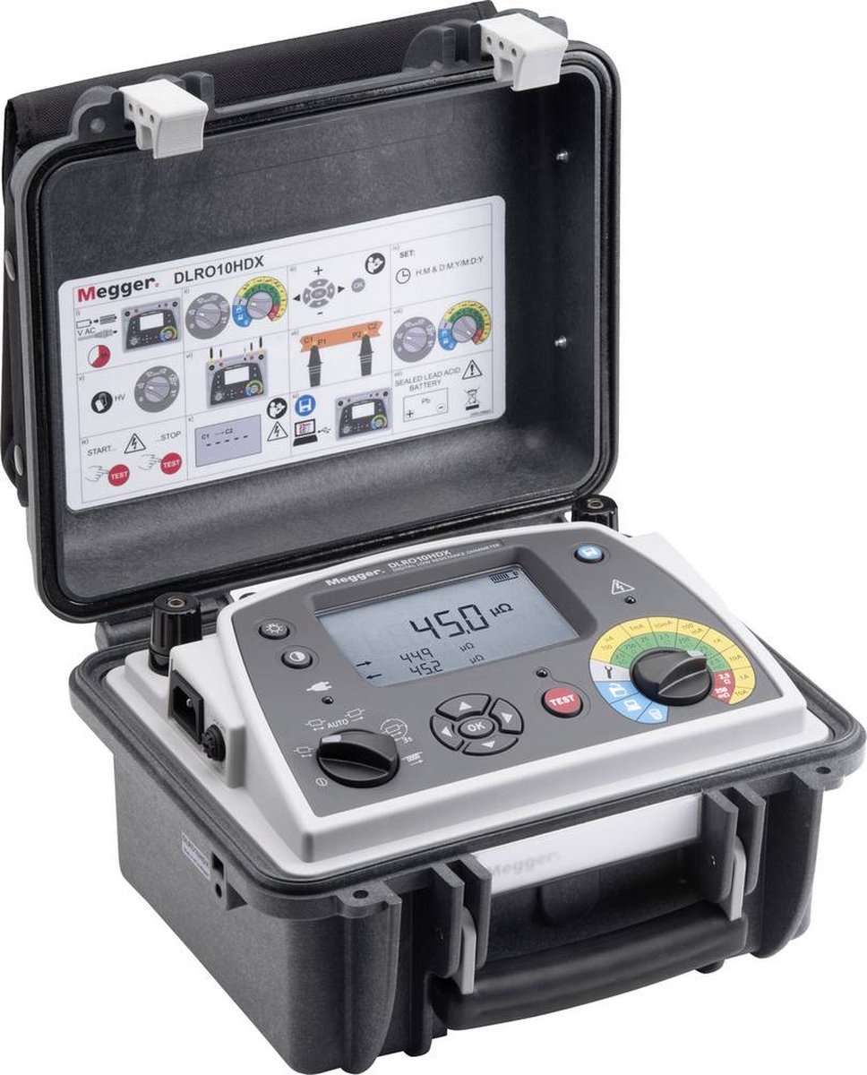 Megger DLRO10HDX Ohmmètre
