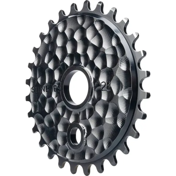 BMX Ratas Stolen Lunar CNC (Musta - 28T)