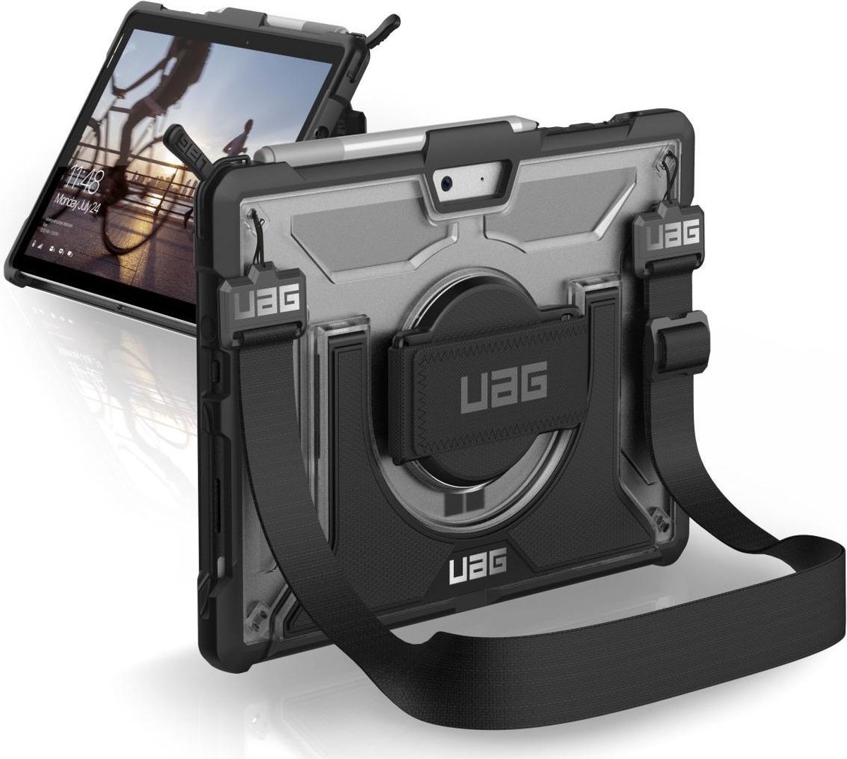 Urban Armor Gear Plasma Case Outdoor Cover transparent Etui pour tablette
