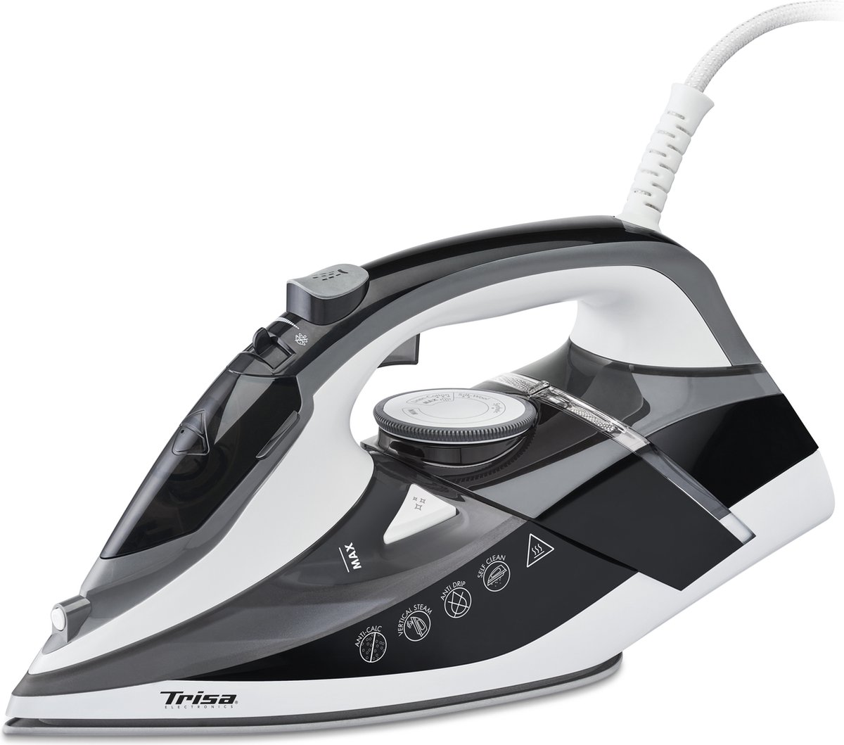 Fer à repasser à vapeur Trisa Profi Steam i6242 noir, gris, blanc 2400 W