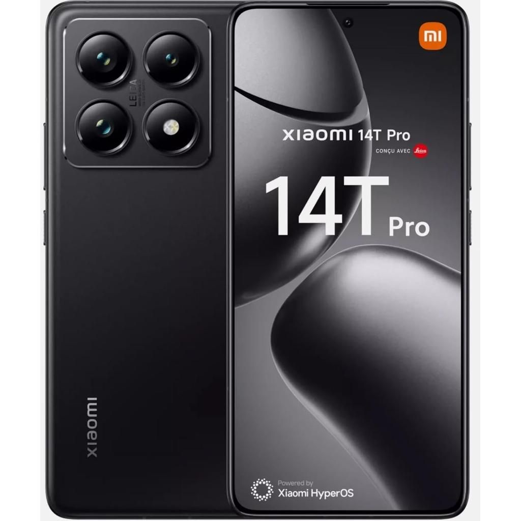 Xiaomi 14T Pro - nero mezzanotte (Midnight black) - 512 GB - Doppia Scheda SIM fisica