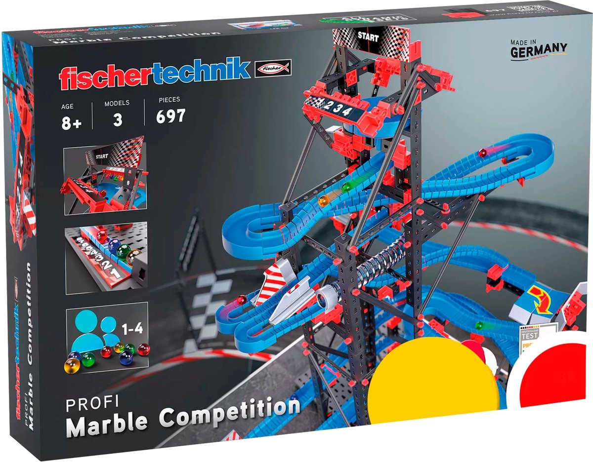 fischertechnik 564070 Marble Competition Circuit montagnes russes à billes à partir de 8 ans