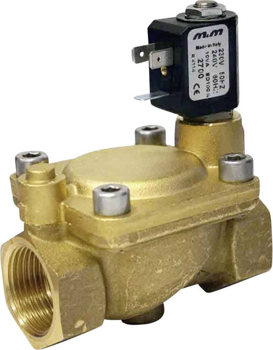 Vanne pneumatique à commande directe 2/2 voies M & M International B222DBY 230 V/AC G 1 1 pc(s)