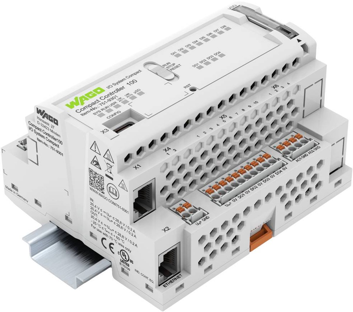 WAGO Compact Controller 100 Module E/S 751-9301 1 pc(s)