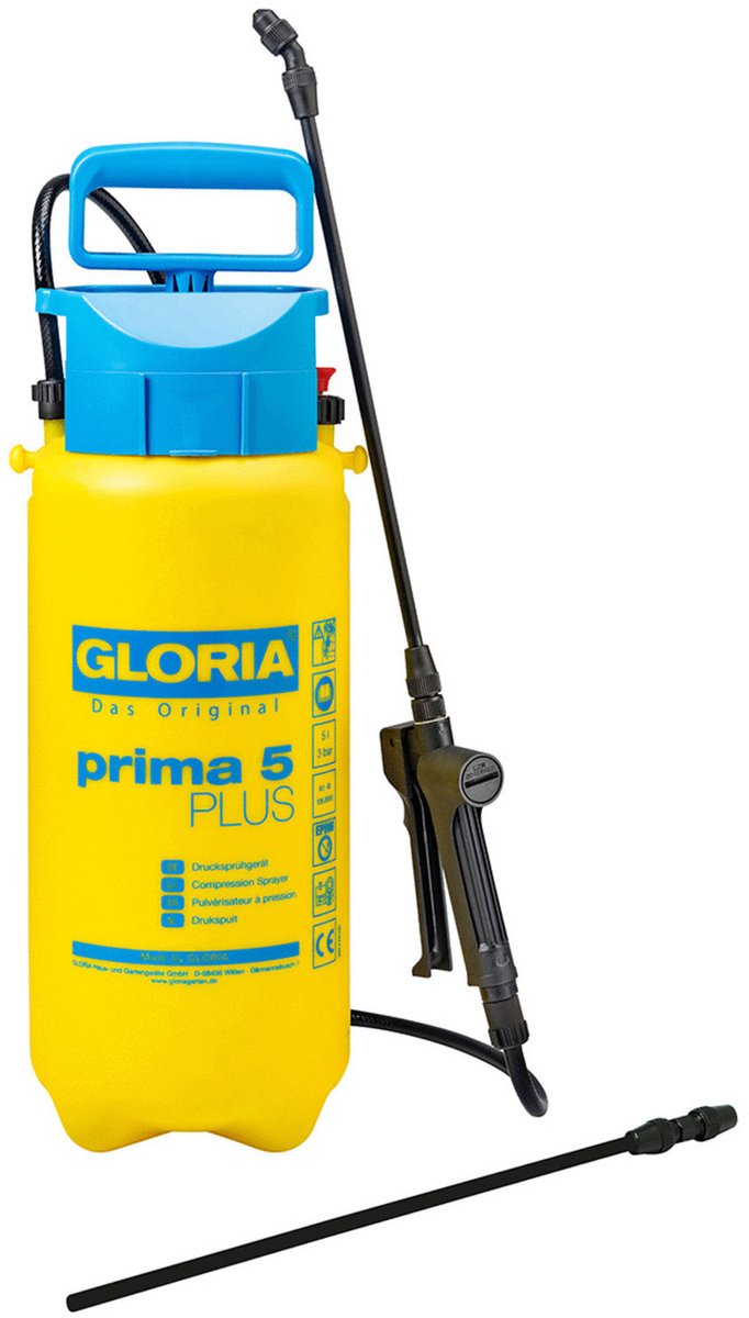 Gloria Haus und Garten 000106.0000 prima 5 PLUS Pulvérisateur 5 l