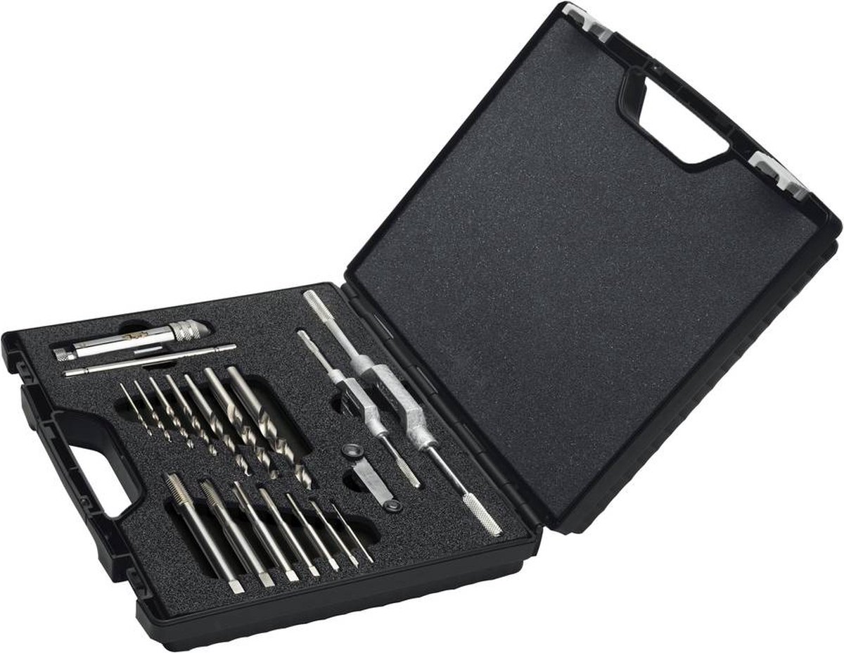 Assortiment de tarauds Premium M3 - M12 Exact 70531 métrique M3, M4, M5, M6, M8, M10, M12 18 pièces