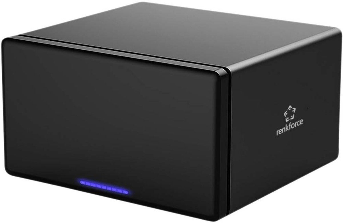 Renkforce RF-6647854 Boîtier pour disque dur 8,9 cm (3,5) 8 baie 3.5 pouces USB 3.0