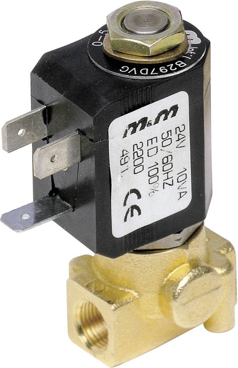 Vanne pneumatique à commande directe 2/2 voies M & M International B297DVC 2700 230 V/AC G 1/8 1 pc(s)