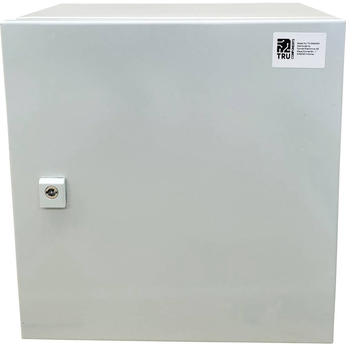 TRU COMPONENTS TC-S404020 Armoire de commande 400 x 400 x 200 Tôle dacier gris clair 1 pc(s)