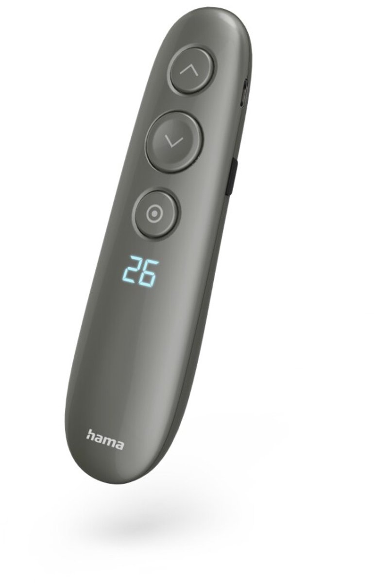 Hama radio Télécommande de présentation Ecran intégré, avec pointeur laser virtuel