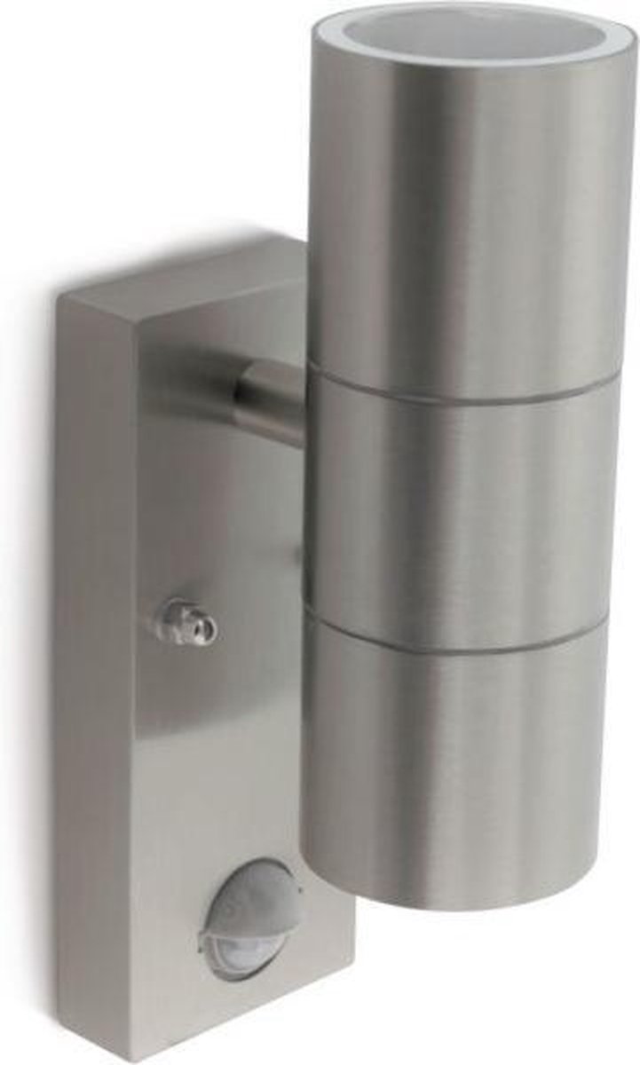 V-TAC VT-7622PIR 7503 Applique LED extérieure LED GU10 0.5 W acier inoxydable