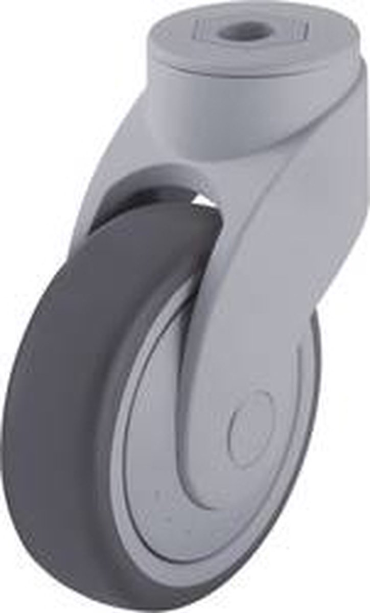 Roulette design en plastique WAVE 125 mm