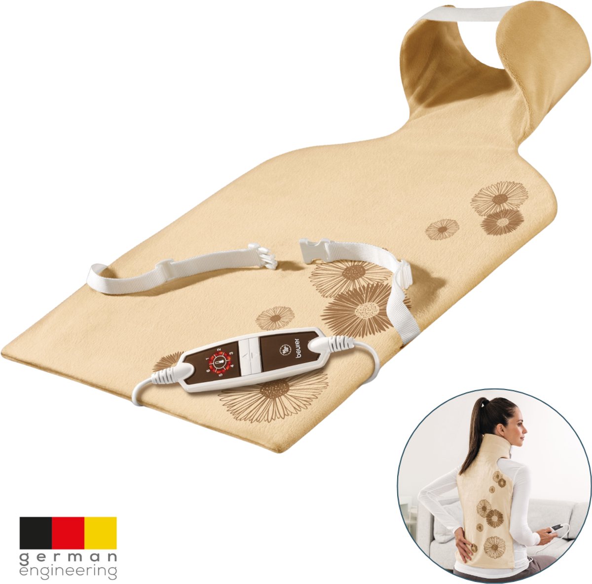 Couverture chauffante 100 W Beurer 215.05 beige