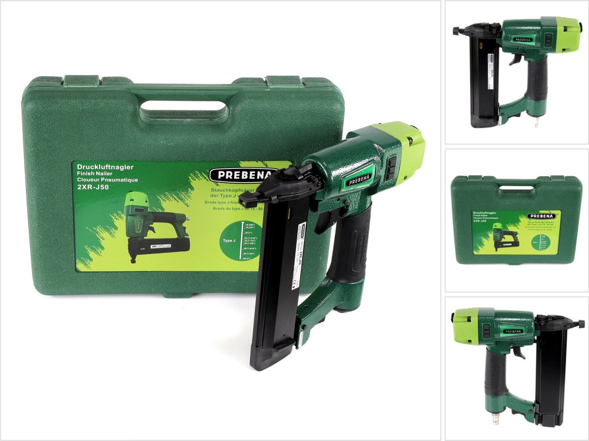 Prebena 2XR-J50 Pistolet à clous pneumatique 4 bar