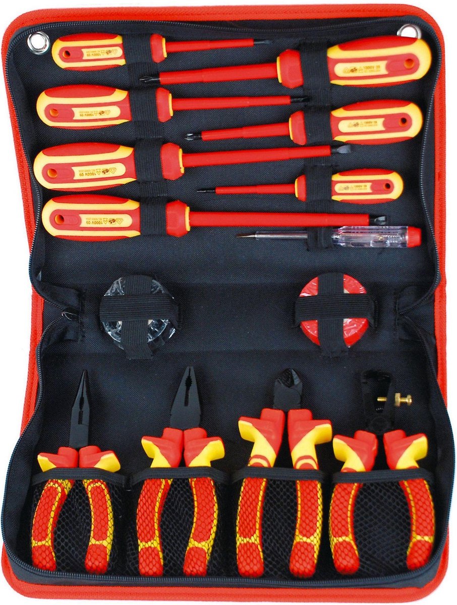 Jeu doutils VDE Brüder Mannesmann M11214 14 pièces