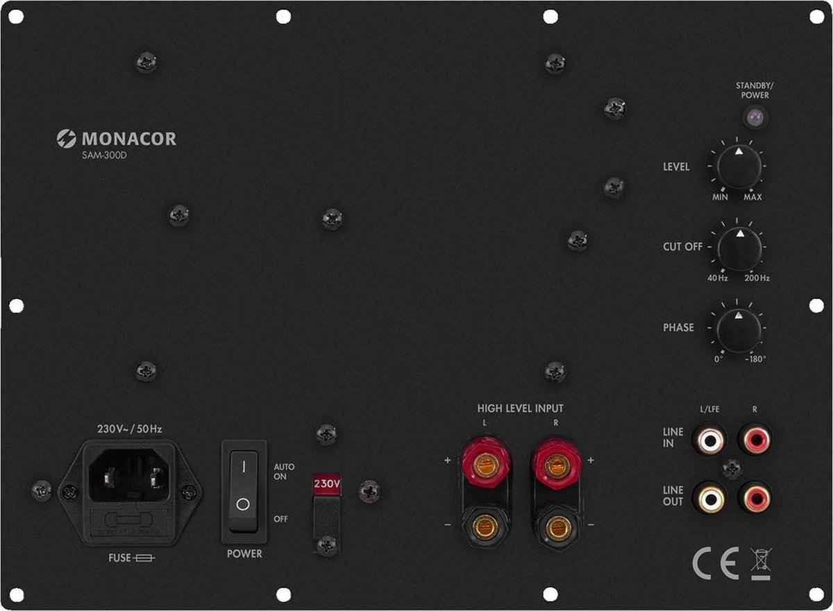 Module amplificateur encastrable Monacor