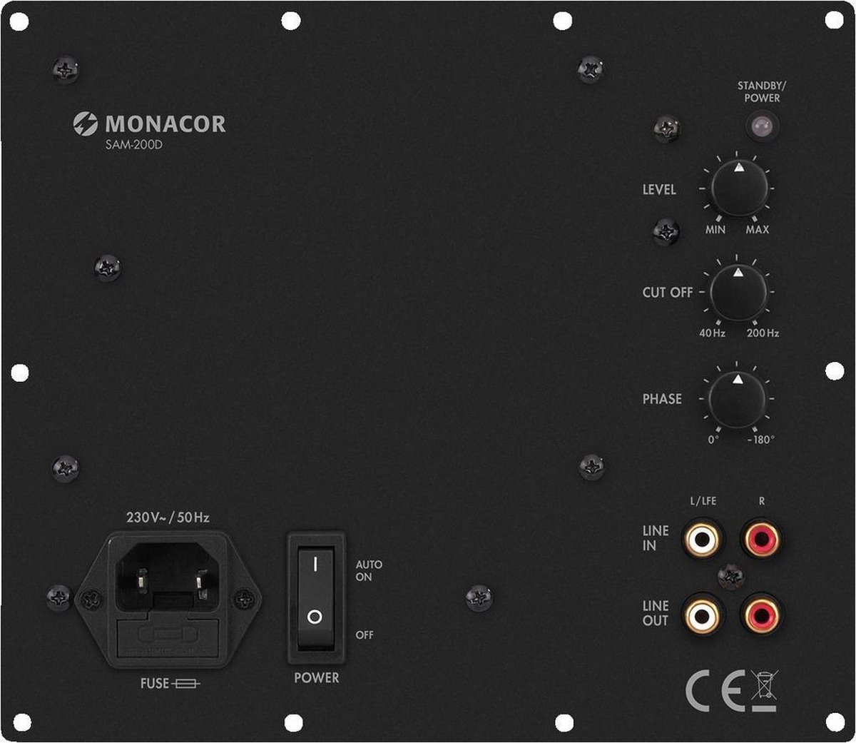 Module amplificateur encastrable Monacor