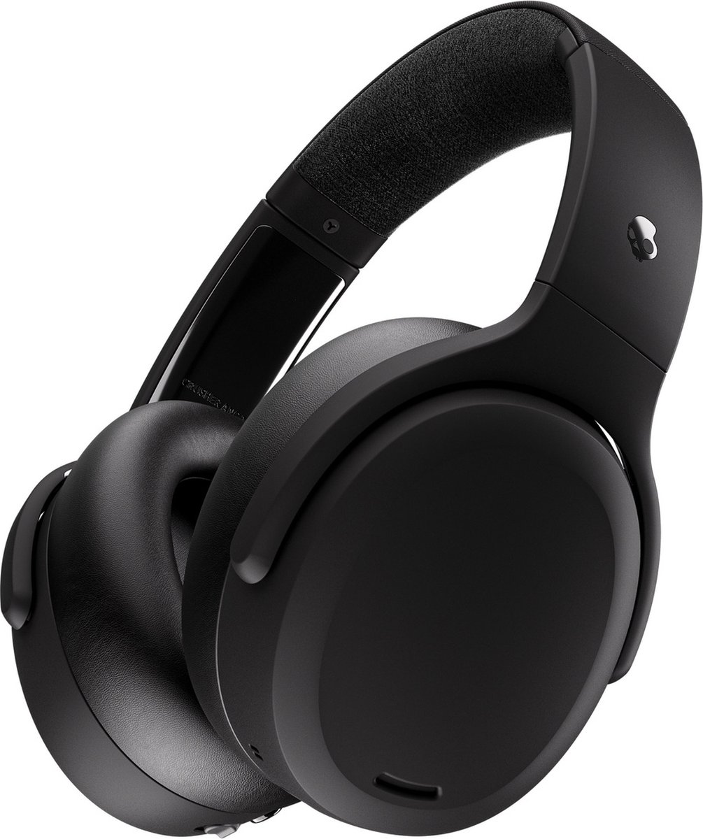 Skullcandy Crusher ANC 2 Over-Ear Casque supra-auriculaire sans fil, filaire gris Noise Cancelling bandeau, volume réglable, micro-casque, pliable