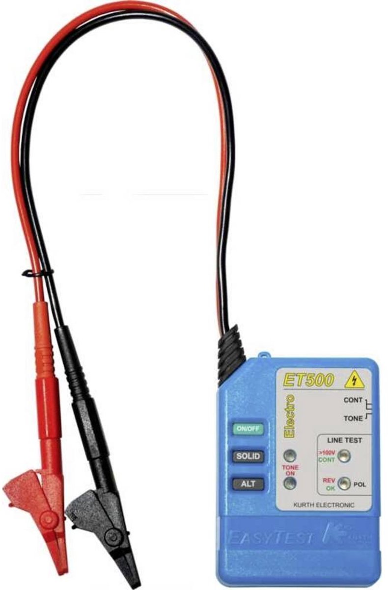 Kurth Electronic Easytest 500 Détecteur de câbles Continuité, Identification, Suivi de câble, par interruption