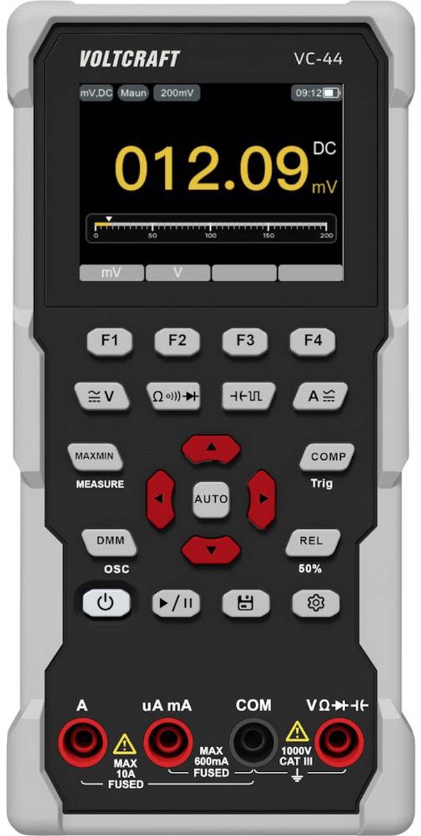 VOLTCRAFT VC-44 Multimètre numérique CAT III 1000 V Affichage (nombre de points): 20000