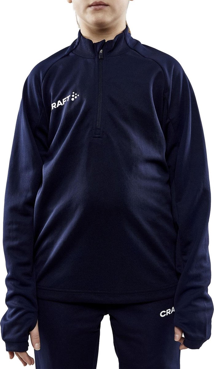 Kinder Sweatshirt mit 1/2 Reißverschluss Craft evolve