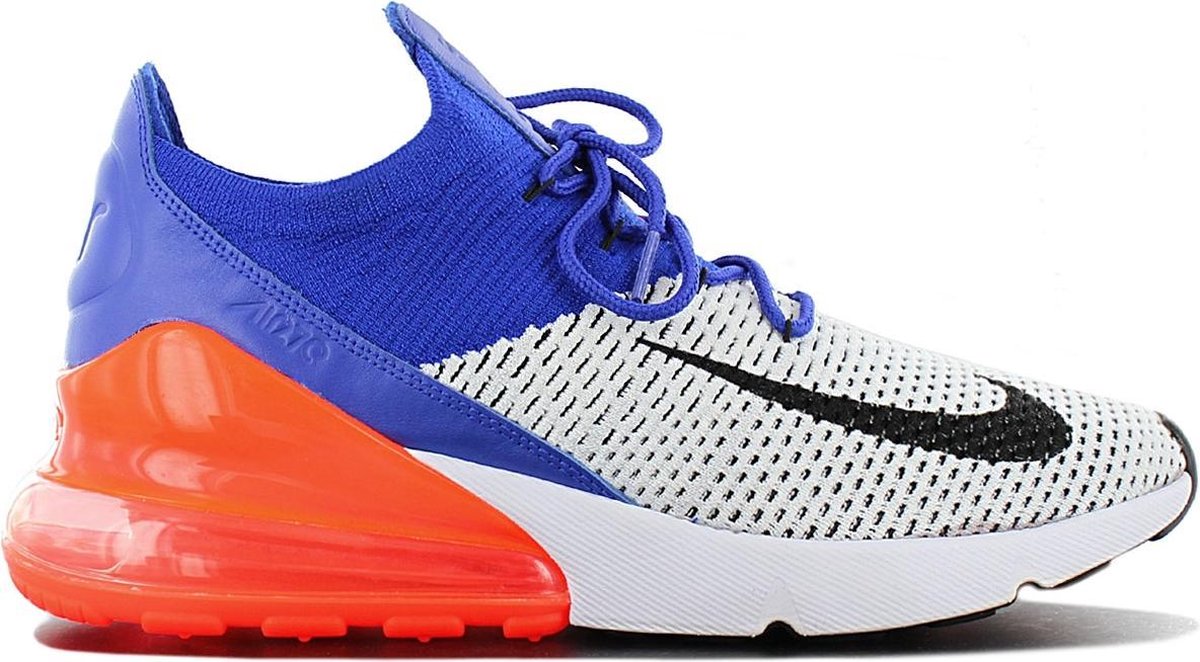 Nike Air Max 270 Flyknit Racer Blue Total Crimson AO1023-101 44 blue