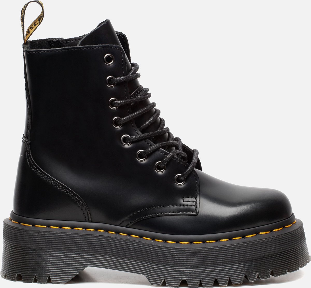 DR. Martens Jadon Glattleder Plateau-Boot Schwarz Herren Sneaker 15265001 37 black