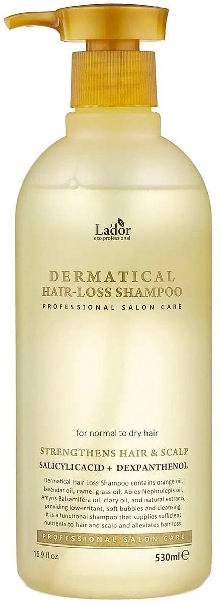 [Lador] Dermatologisches Haarausfall-Shampoo (530ml) - Funktionale Kopfhautpflege beige
