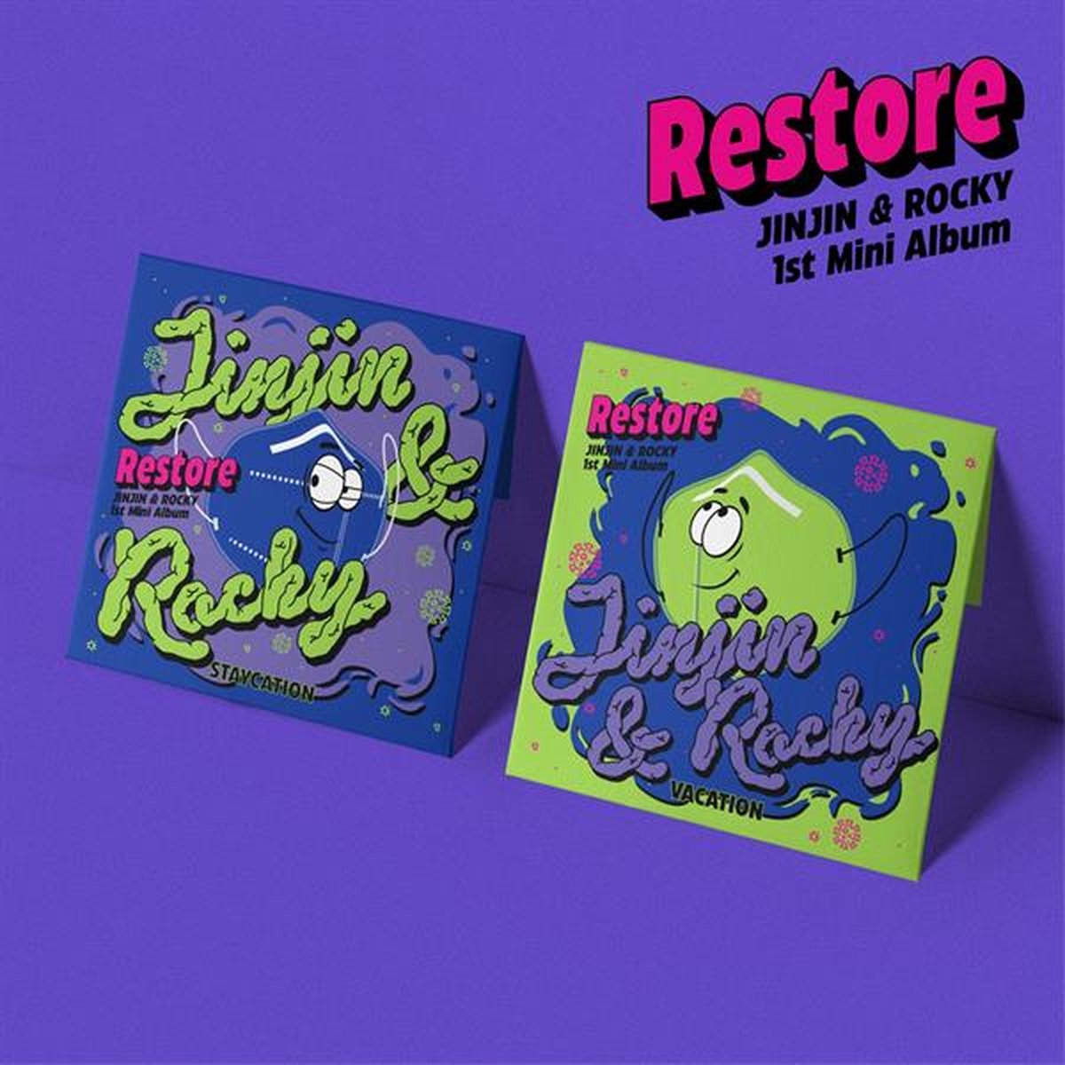 JINJIN & ROCKIG(ASTRO) WIEDERHERSTELLEN(Zufällig) / 1. Mini-Album RANDOM 1EA blue