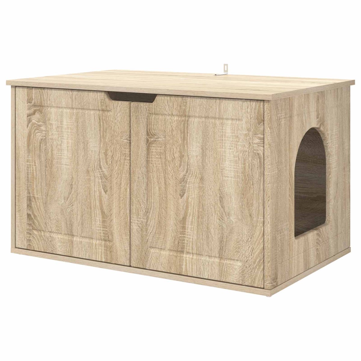 vidaXL Sonoma Katzenhaus 85 x 55 x 50,5 cm Holzwerkstoff