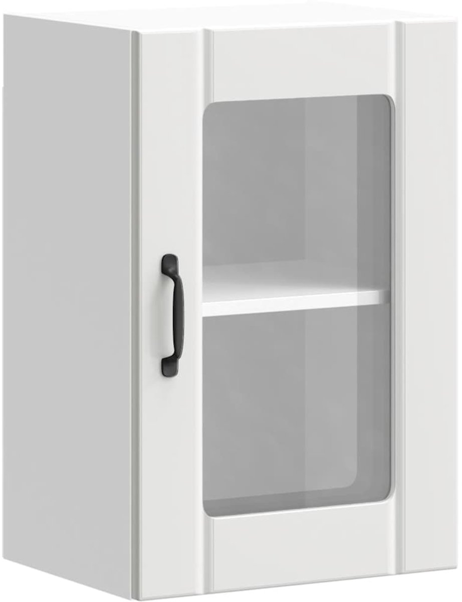 Weiße Küchen-Wandschrank  Lucca  mit Glastür