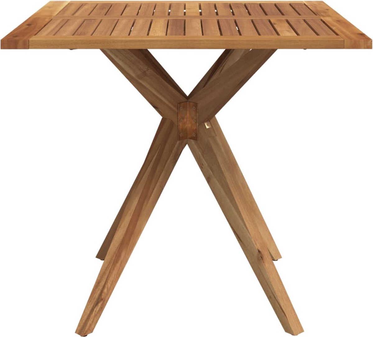 Gartentisch, Quadratisch, 85X85X75 Cm, Massives Akazienholz
