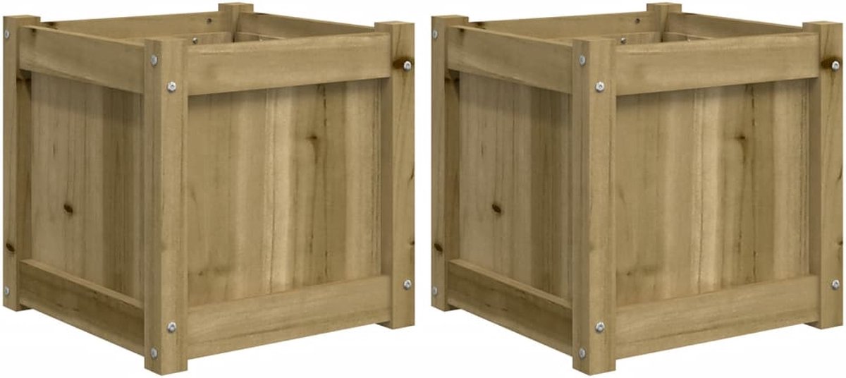 Gartenmöbel, 2 Stück, Imprägniertes Kiefernholz