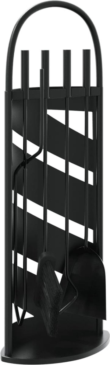 Vidaxl 5-teiliges Kaminzubehör-Set, 23x15x66 cm, Stahl