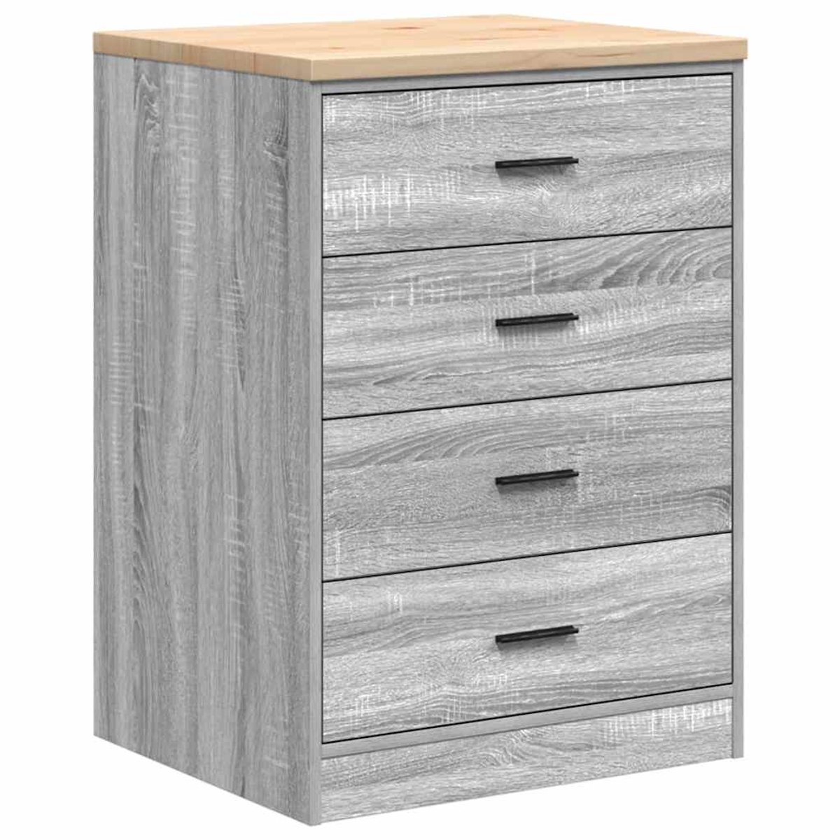 Graue Sonoma Garage Aufbewahrungsschrank 60x51x85 cm