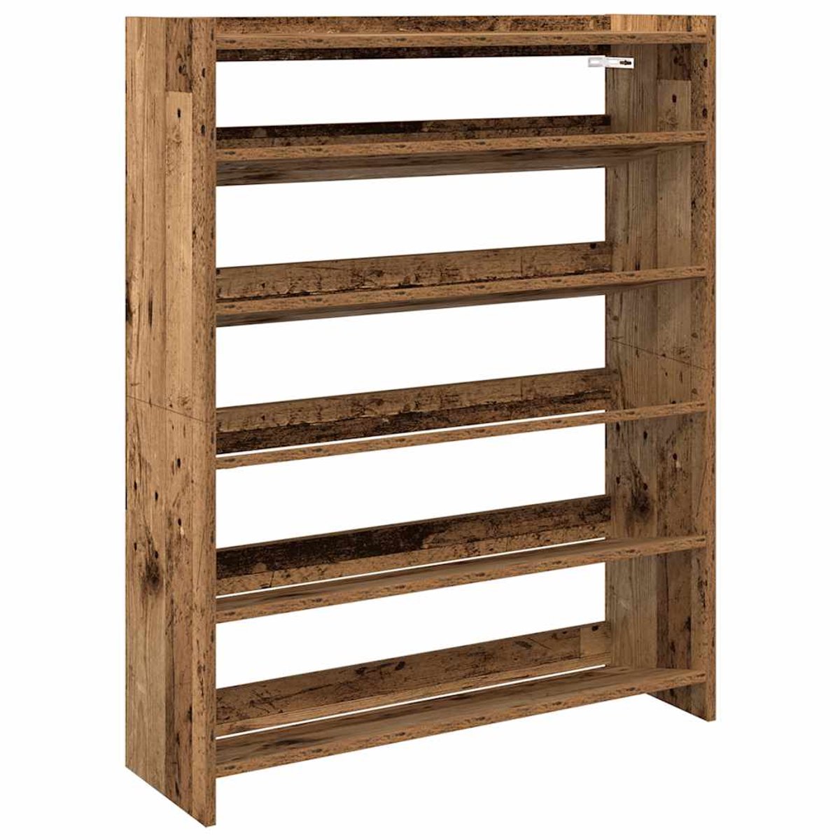 Vidaxl Schuhregal, Altes Holz, 80X25X100 Cm