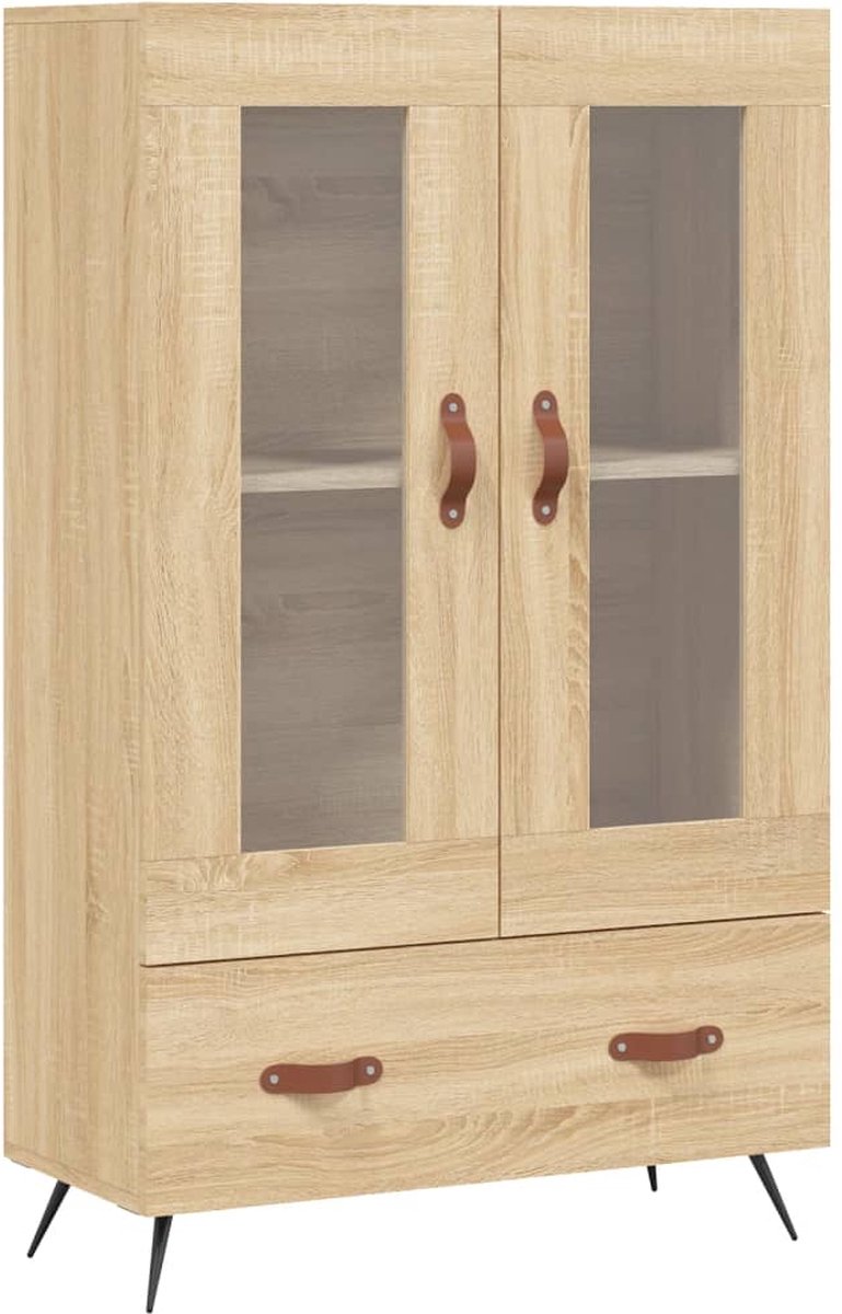 Vidaxl Hoher Schrank, Sonoma-Eiche, 69,5X31X115 Cm