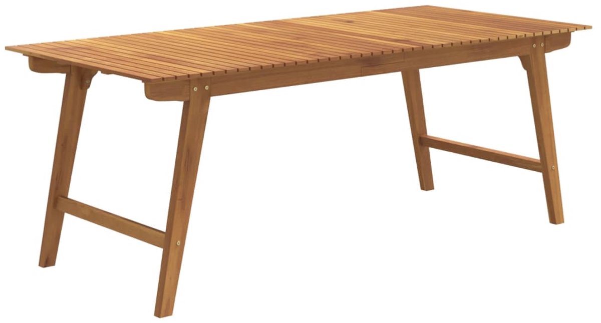 Gartentisch, 200x90x75 cm, Massives Akazienholz