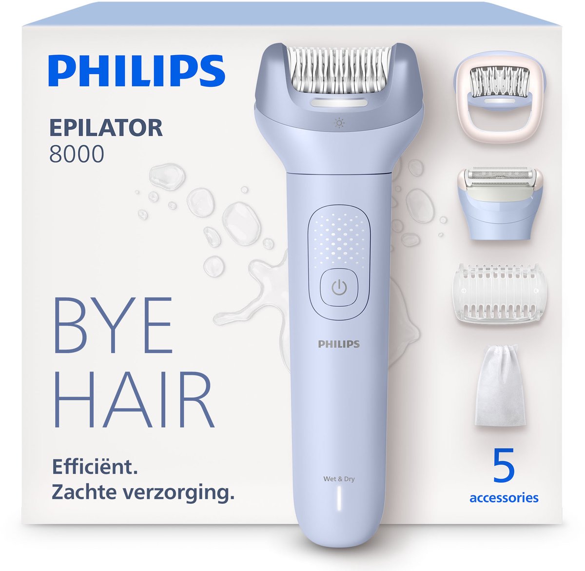 Epilierer Serie 8000 BRE709/00 azurblau