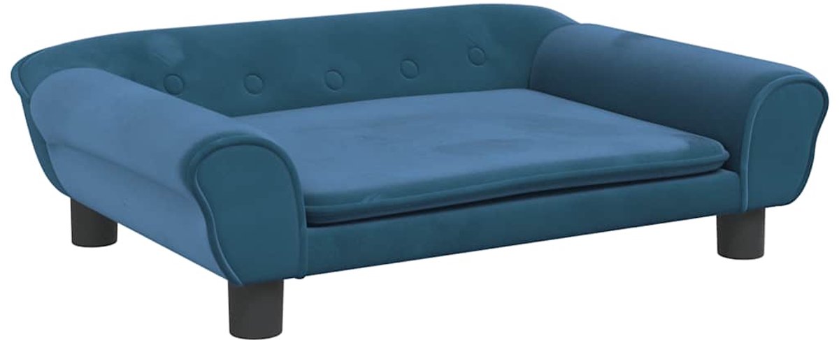 Vidaxl Kindersofa, Blau, 70X45X26 Cm, Samt
