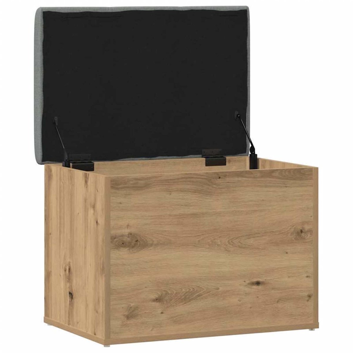 Bank mit Stauraum Eiche Artisan 62x42x45 cm Leimholz