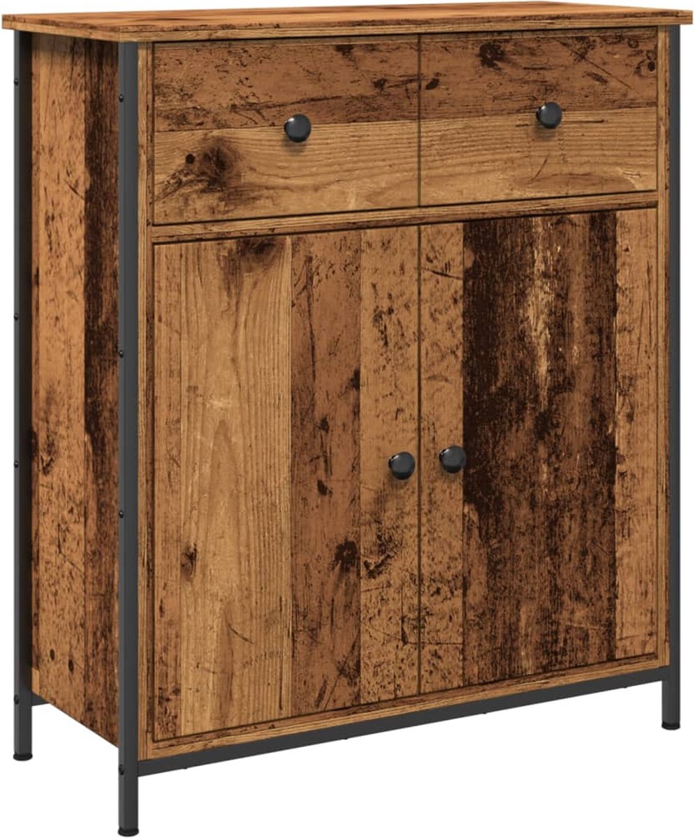 Vidaxl Schrank, Altes Holz, 70x30x80 cm, Holzwerkstoff