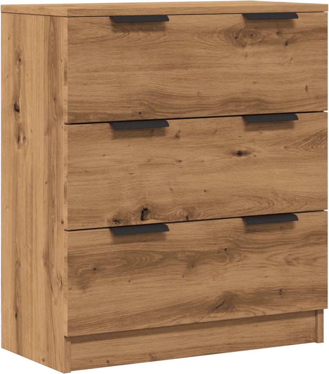 Vidaxl Kommode, Artisan Eiche, 60x30x70 cm, Holzwerkstoff
