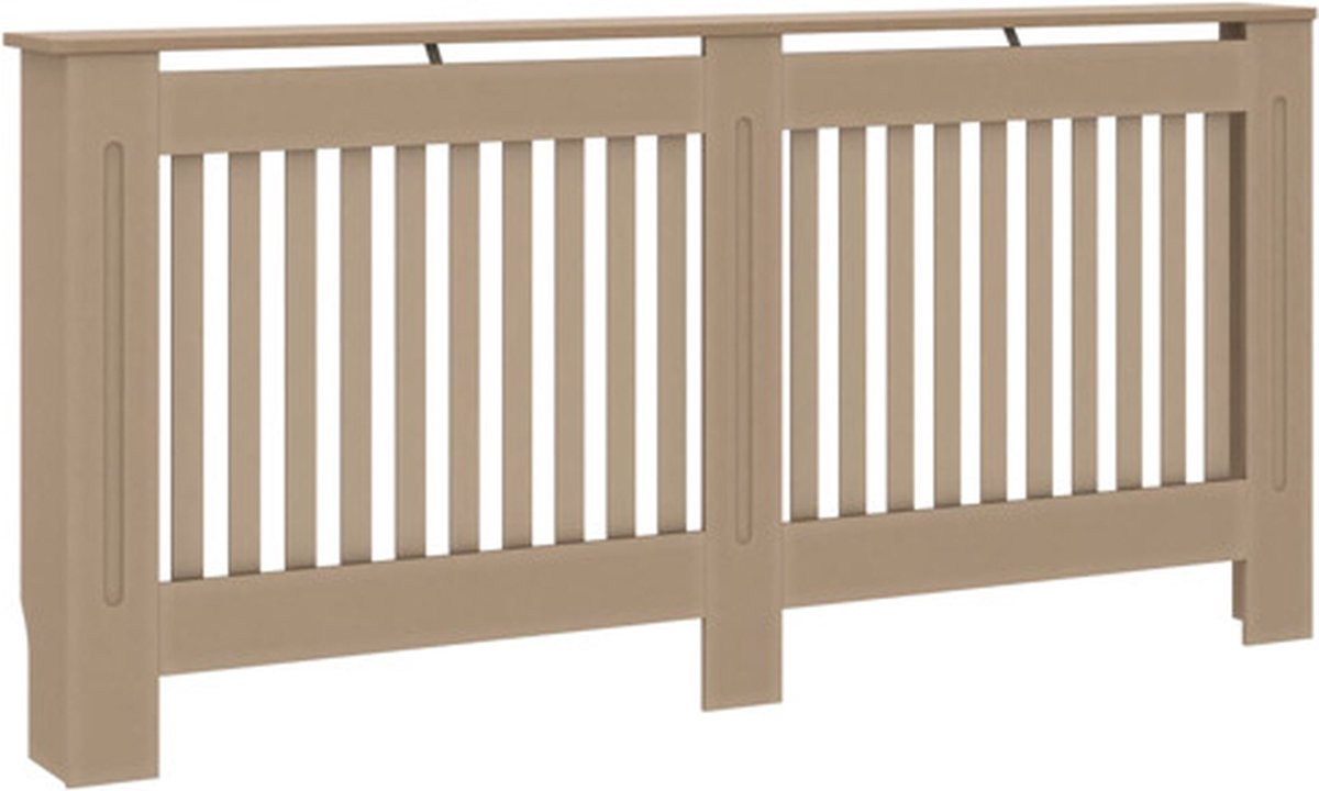 vidaXL Heizkörperverkleidung 172x19x81 cm Holzwerkstoff braun