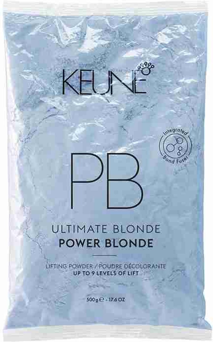 Set Duo, Keune, Power Blonde, Haar-Oxidationspulver, Nachfüllpackung, 2 Stück, 500 g