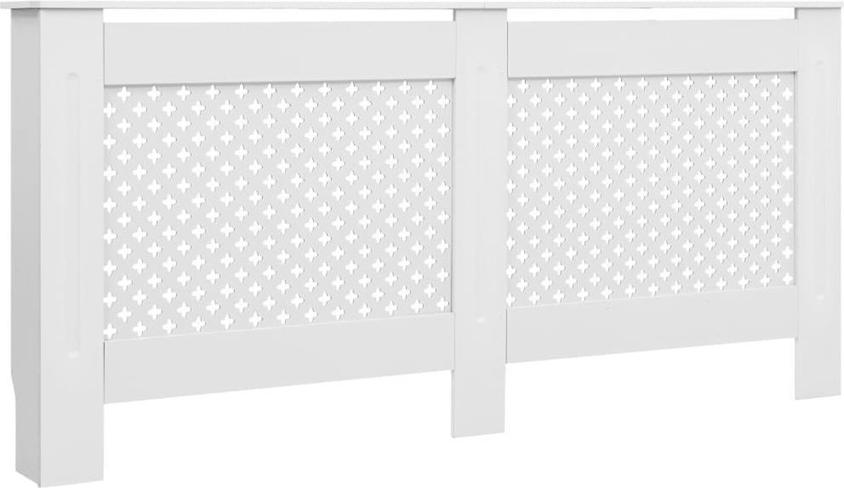 vidaXL Heizkörperabdeckung Weiß 172×19×81,5 cm MDF anti-blitz weiße